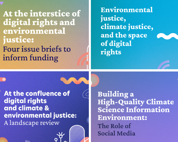 Responsible grantmaking at the intersection of climate justice and digital rights